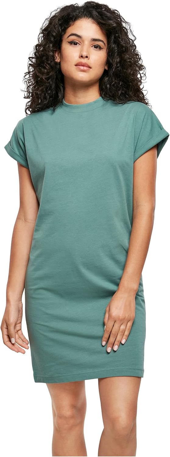 Urban Classics Tb4364-ladies Organic Cotton Cut On Sleeve tee Dress Vestido Mujer