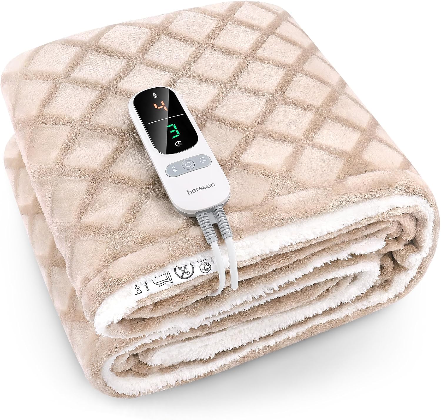 berssen Manta Eléctrica 160x130CM - 10Temperaturas - 9hTimer