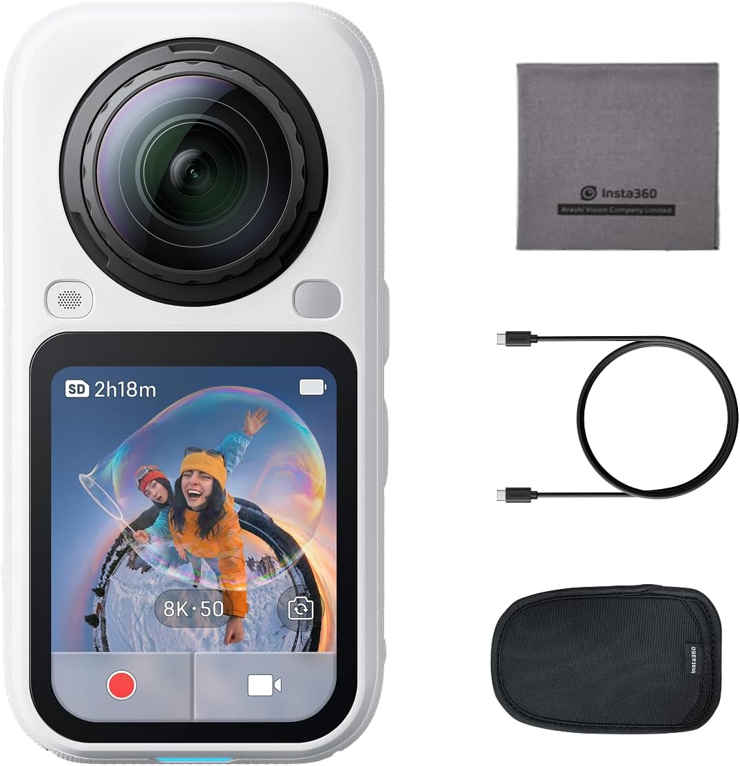 Insta360 X6 Paquete básico - cámara 360 8K con sensores 1/1,1''