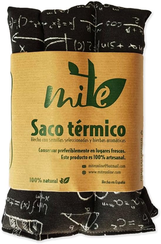 Saco térmico de semillas y hierbas multiusos (47cm x 15cm) Lavanda (Mandala)