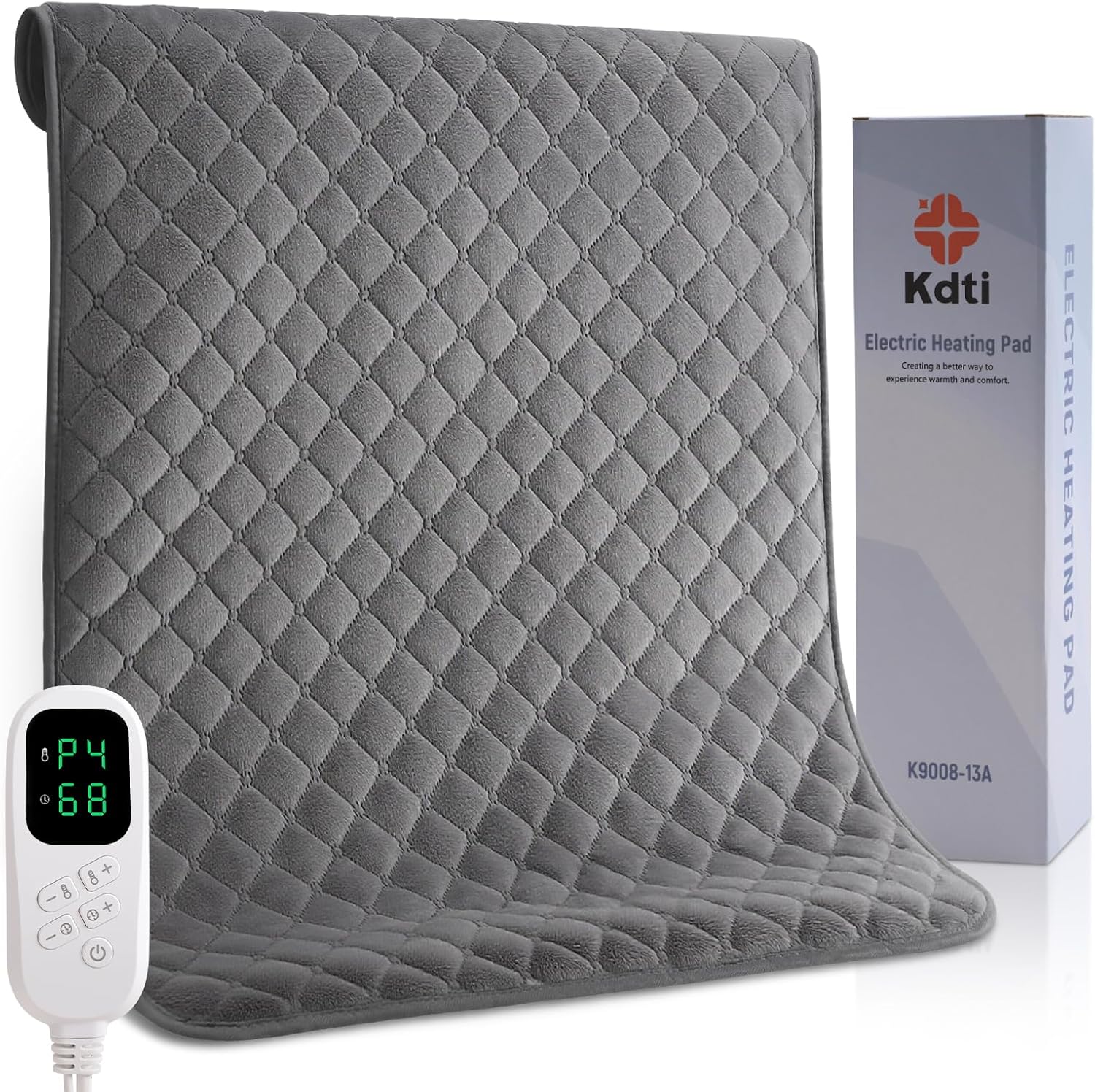 Manta Eléctrica, Almohadilla Térmica Electrica con Función de Apagado Automático, para Espalda, Lumbar, Cervical, 6 Niveles de Temperatura, Lavable a Máquina, Regalo para Padres o Esposa, 30 × 60 CM