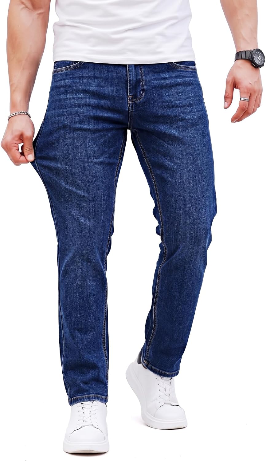 GINGTTO Vaqueros Hombre Slim Fit Elasticos Modernos Casual Elegantes