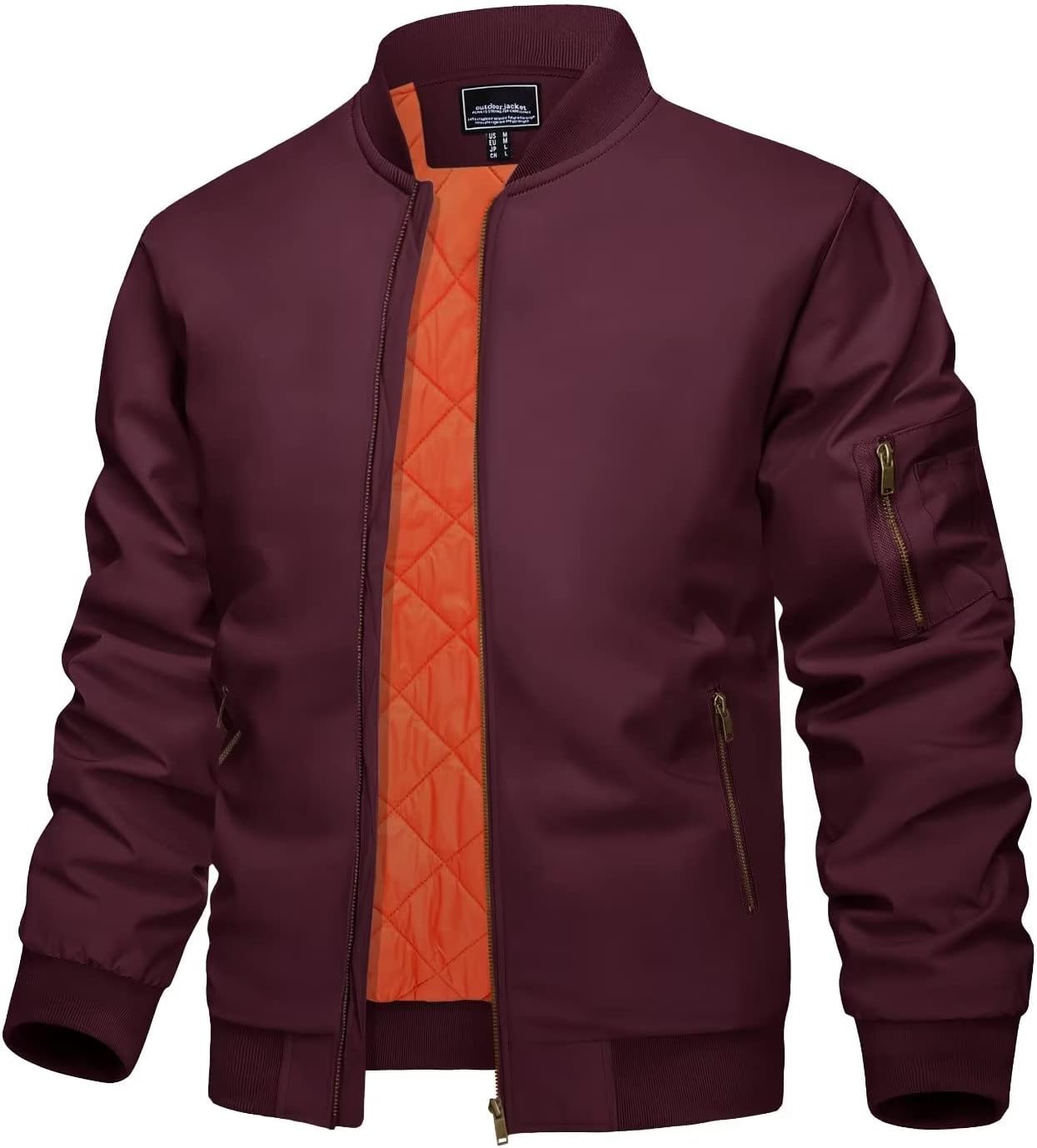 KEFITEVD Chaqueta Hombre Invierno Antiviento Casual Exterior Funcional