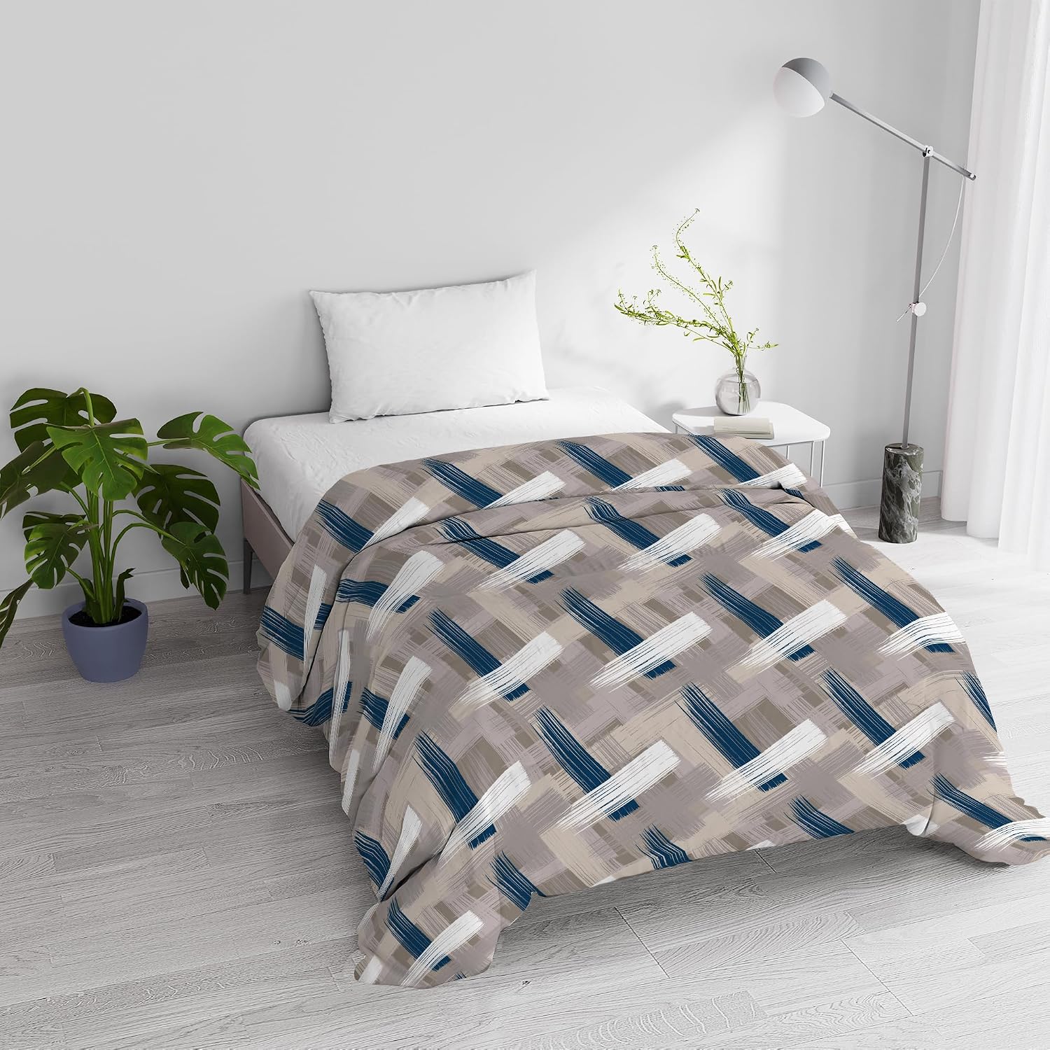Italian Bed Linen Edredón de Invierno Estampada “Basic”, Jakarta, 250x245cm