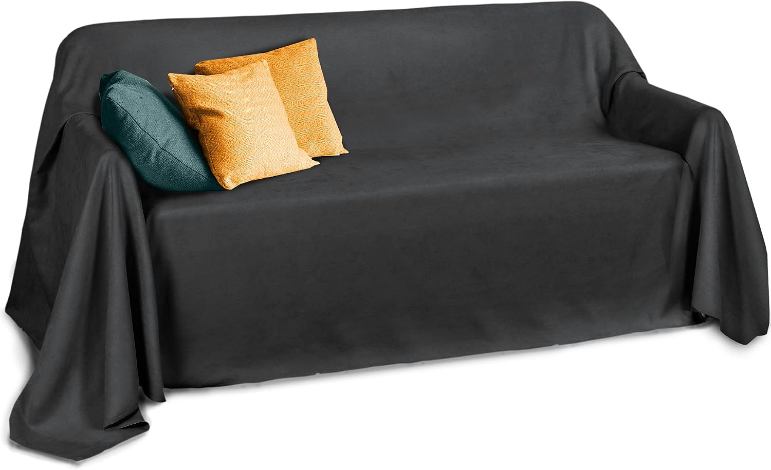 Beautissu Manta para Sofa Colcha Grande con Óptica de Ante Cubre Cama fácil