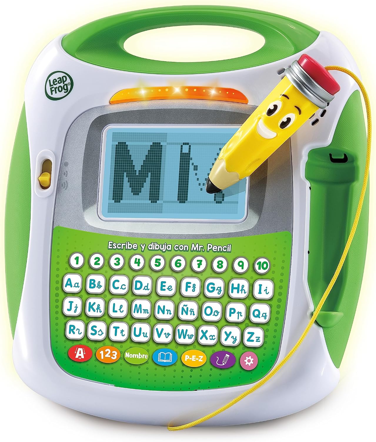 Leapfrog VTech - Alfabeto Interactivo táctil Escribe y dibuja con Mr Pencil, Tablet Preescolar educativa, Practica la Escritura, Deletreo, Iniciales, Dibujo Libre, Versión ESP