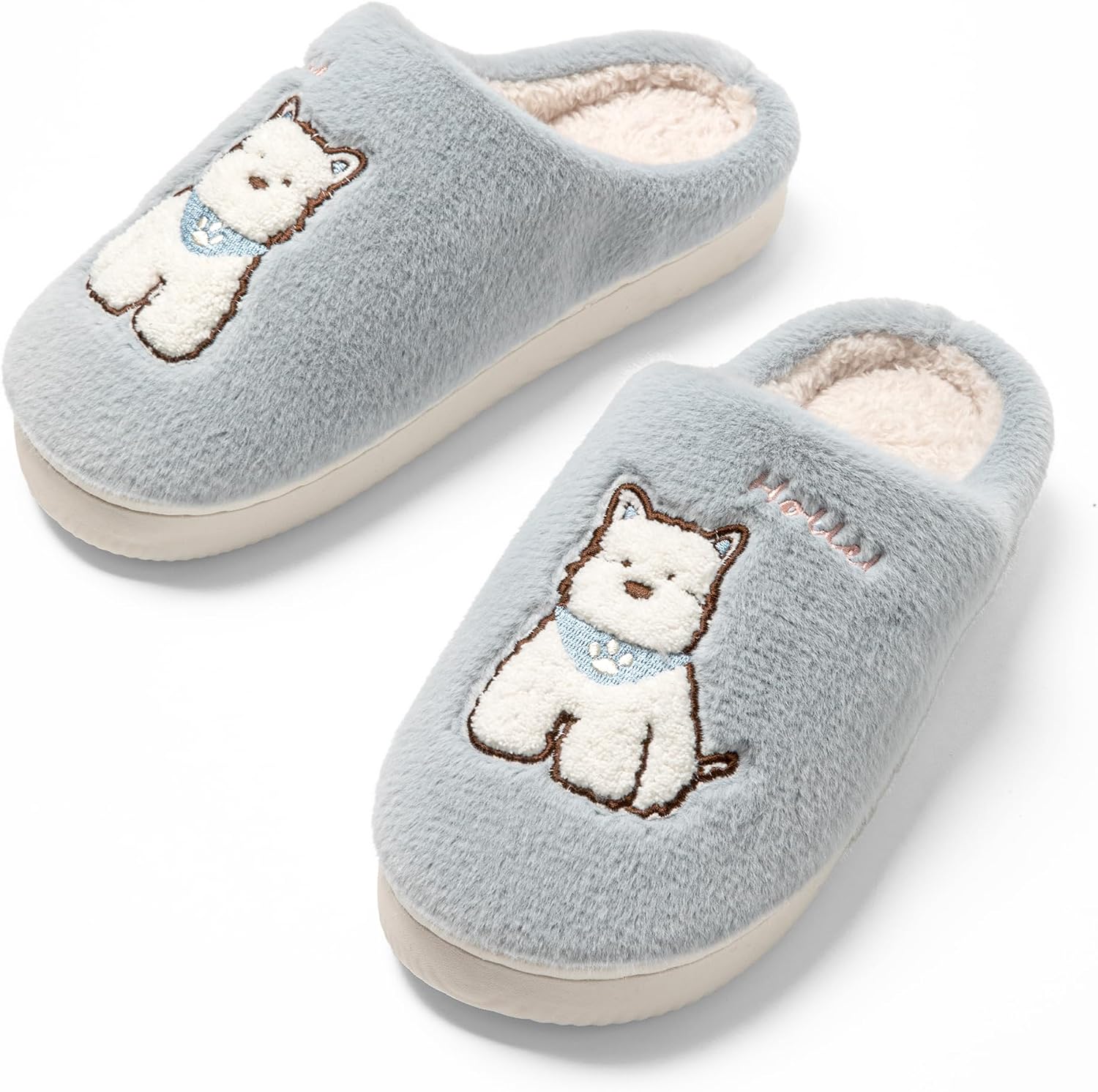 JOMIX Zapatillas Estar por Casa Mujer Invierno Peluche Antideslizante