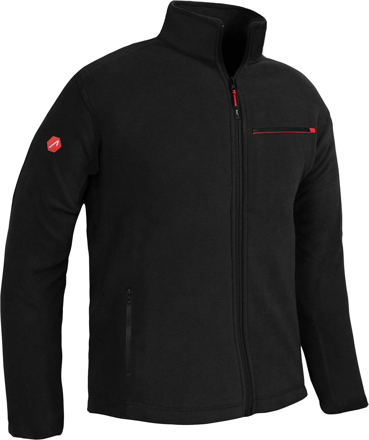 ACE Chaqueta polar hombre cálida con 3 bolsillos