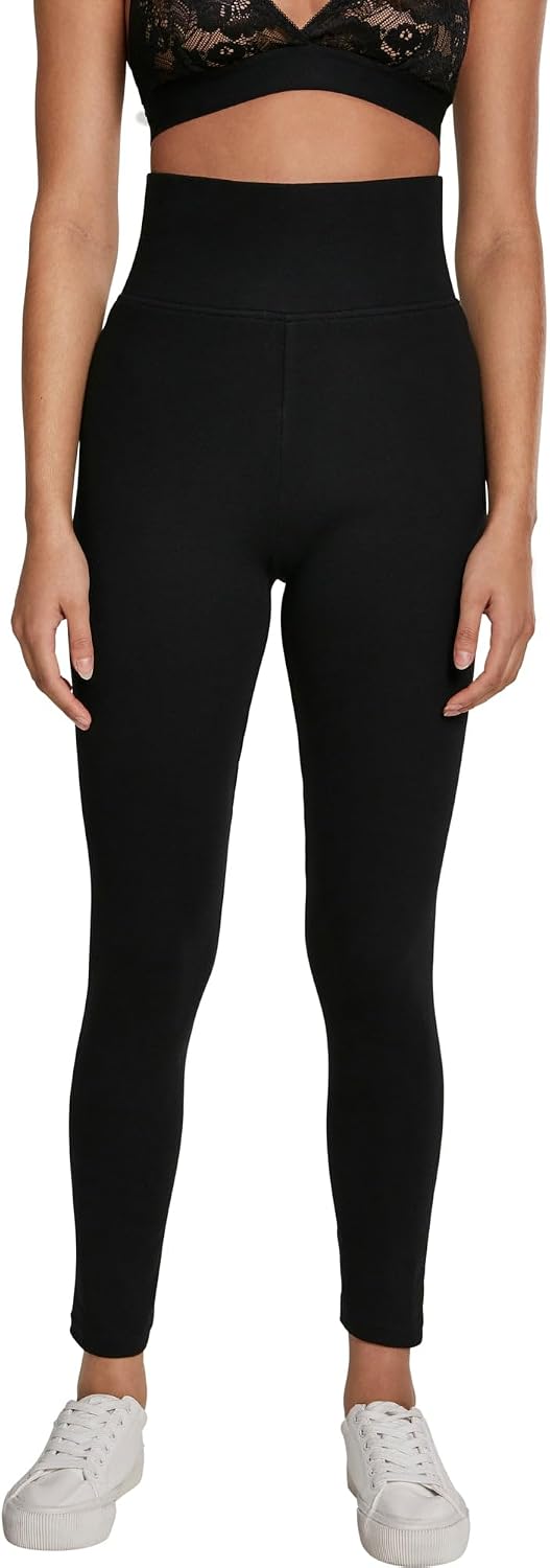 Urban Classics Leggings modellanti per donna, elasticizzati per allenamento e yoga, ginnastica, corsa, disponibile anche per grandi taglie, XS - 5XL