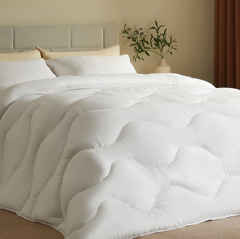 CASABEL Edredón Invierno Frío Intenso, 700g/m², 240x260cm, Blanco