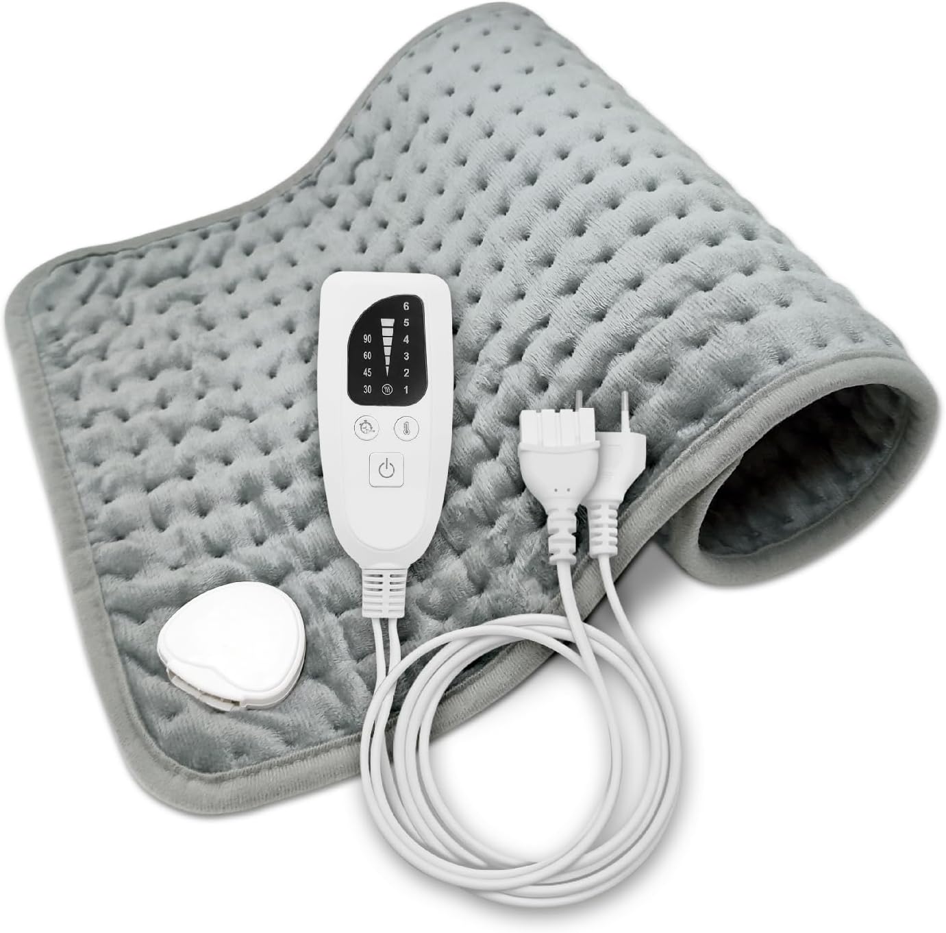LED ATOMANT Manta Electrica Lumbar 60x30cm 75W 6 Niveles y Temporizador