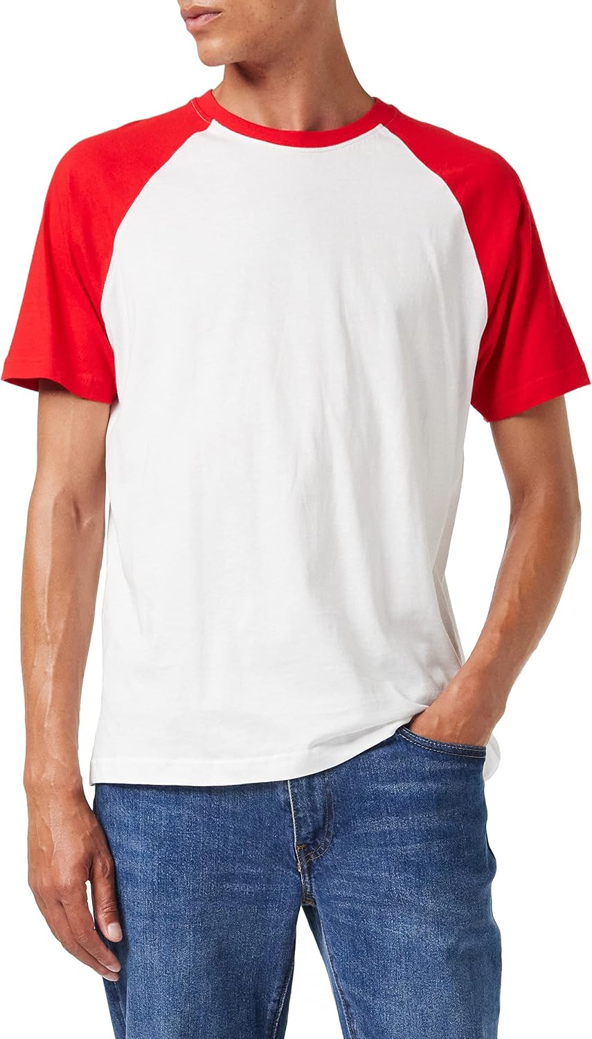 Build Your Brand Raglan Contrast tee Camiseta Hombre