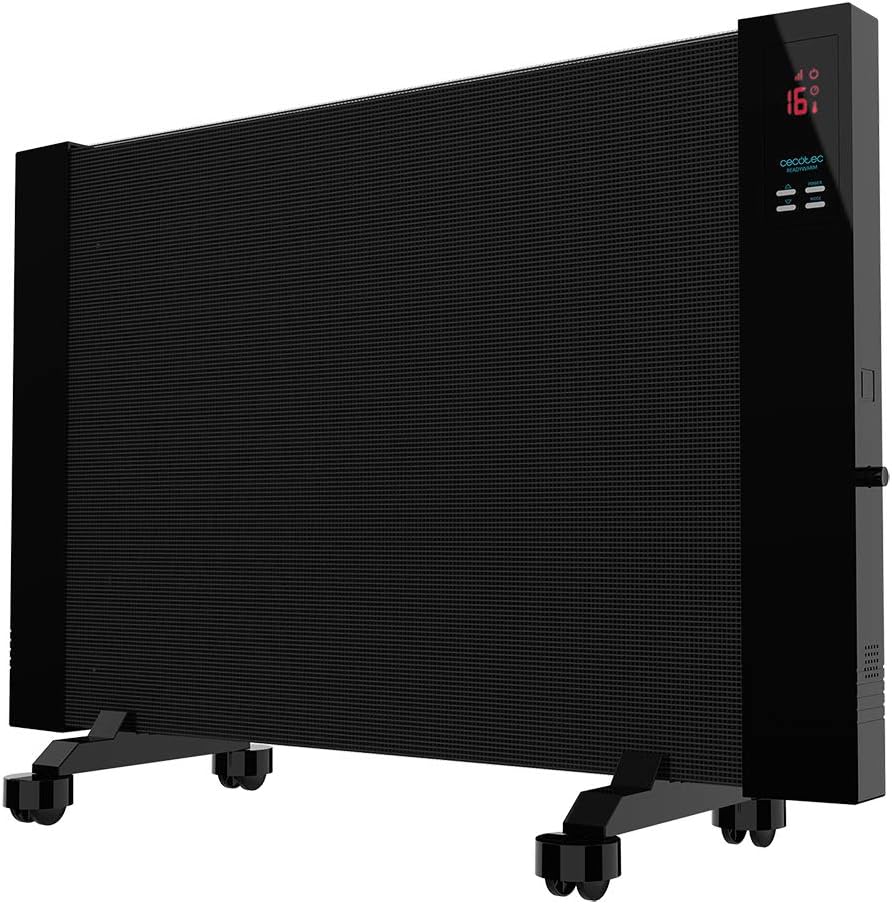 Cecotec Radiador Eléctrico Bajo Consumo Ready Warm 3100 Smart Now. 2000 W, Pantalla LCD, Temporizador, 2 Modos, Ruedas, Temporizador Regulable, Sistema de Protección, 15 m2