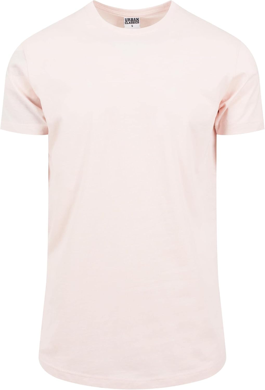 Urban Classics Camiseta Larga Hombre Camiseta Negro Regular