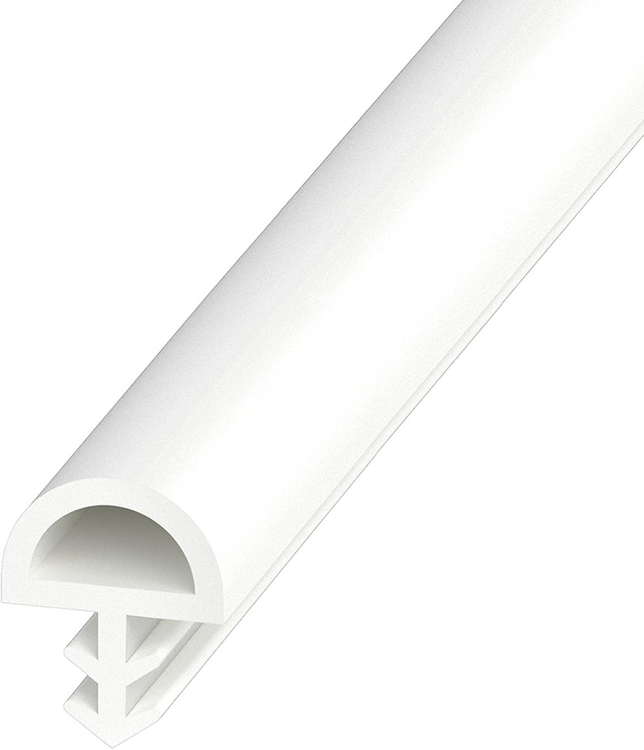 Junta de puerta, TPE, 5m/10m/30m, junta de bisagra de puerta, junta de goma, junta resistente al viento y la lluvia para marcos de puertas, ventanas (Blanco, 8 x 5 mm x 5 m)