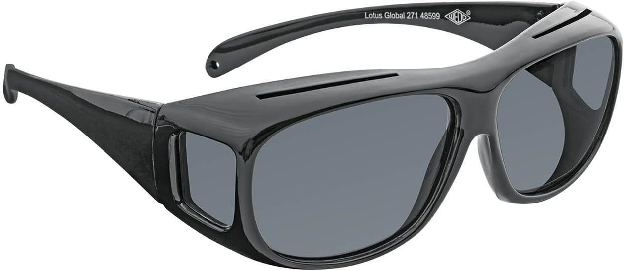 Wedo 27148599 Gafas de Sol para Automovilistas, Protección UV, Incluye Funda para Gafas, Negro
