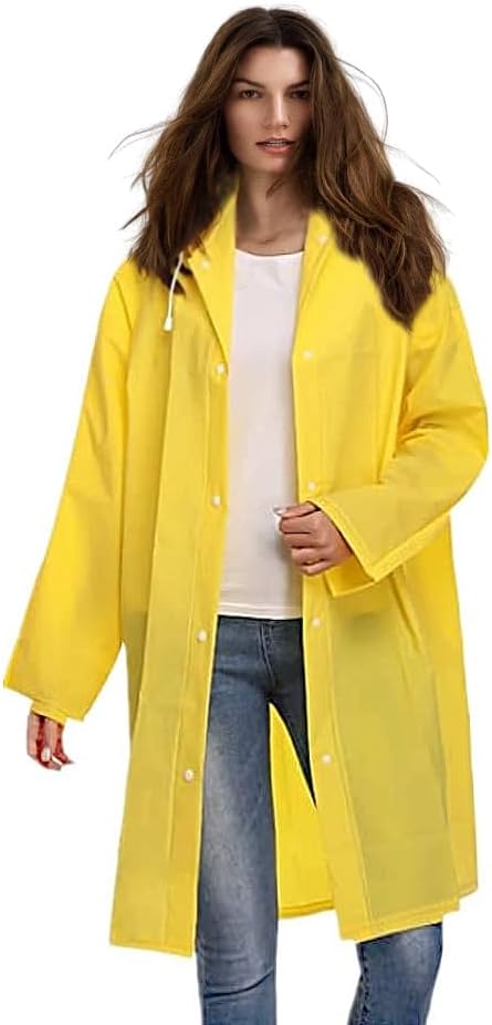 Voarge Eva Chubasquero para Adultos, para Hombre y Mujer, impermeable, para Senderismo,Montar