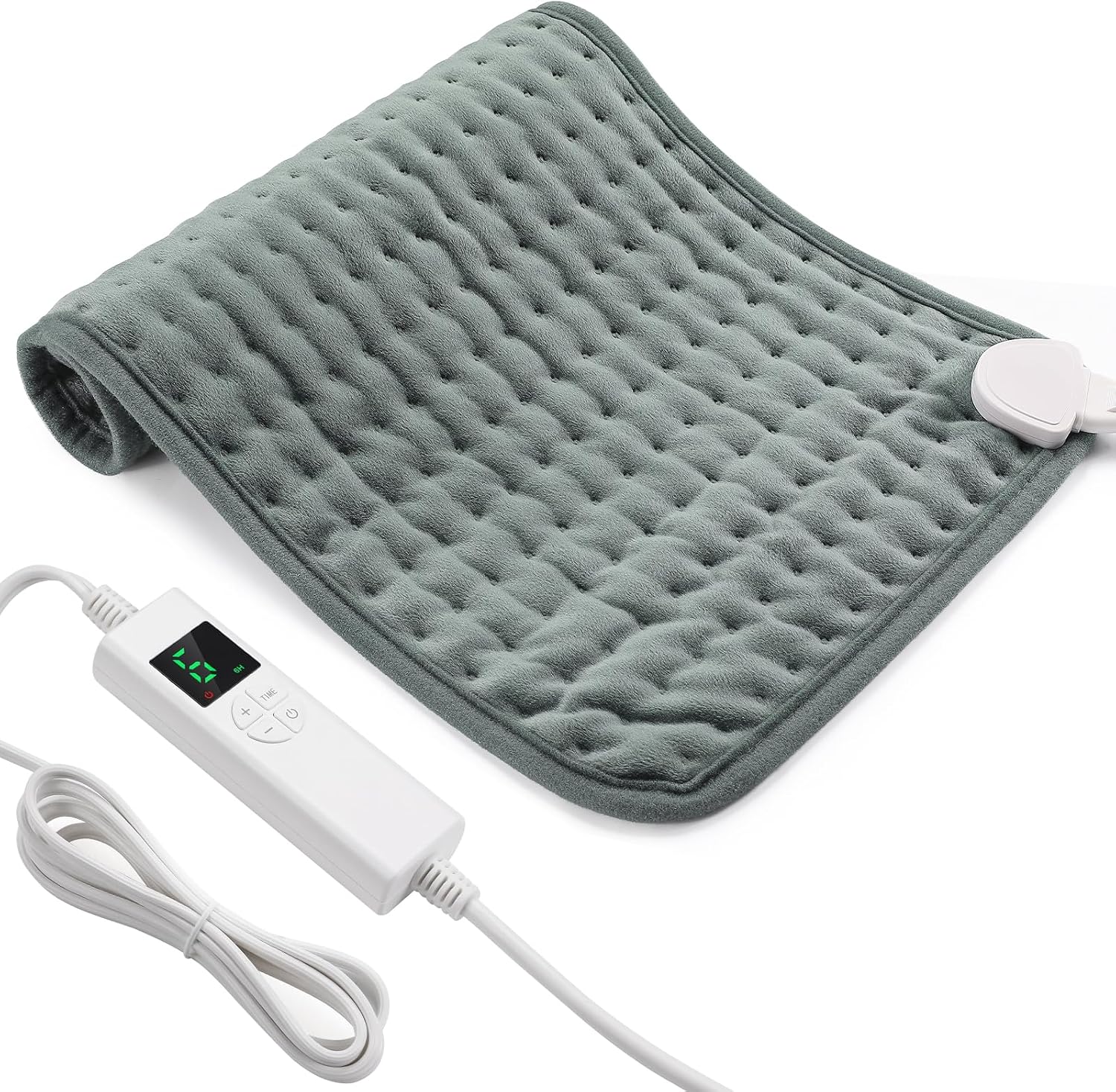Manta Electrica Lumbar 30x60 cm,6 Niveles de Potencia,Temporizador 4 Horas