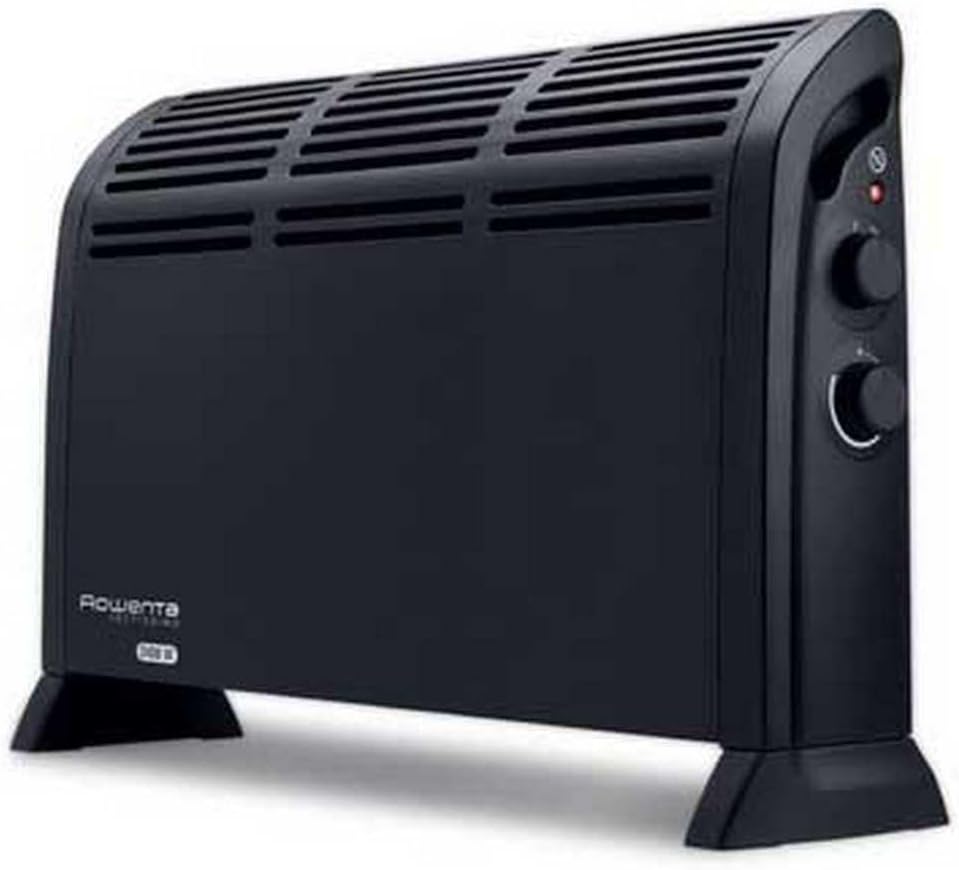 Rowenta Vetissimo II CO3030 Calefactor funcionamiento a 1200 W o 2400 W, dos ajustes de temperatura, termostato mecánico, posición antiescarcha, calefactor de aire caliente, silencioso