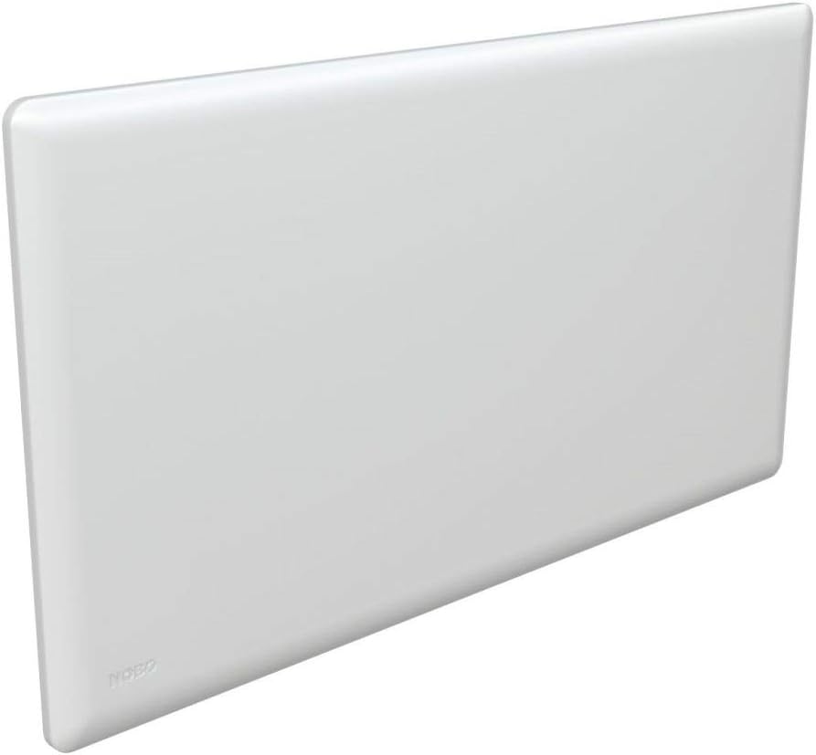 NOBO E82440005 Radiador eléctrico de convección natural de 500W con termostato NCU-2Te, Blanco