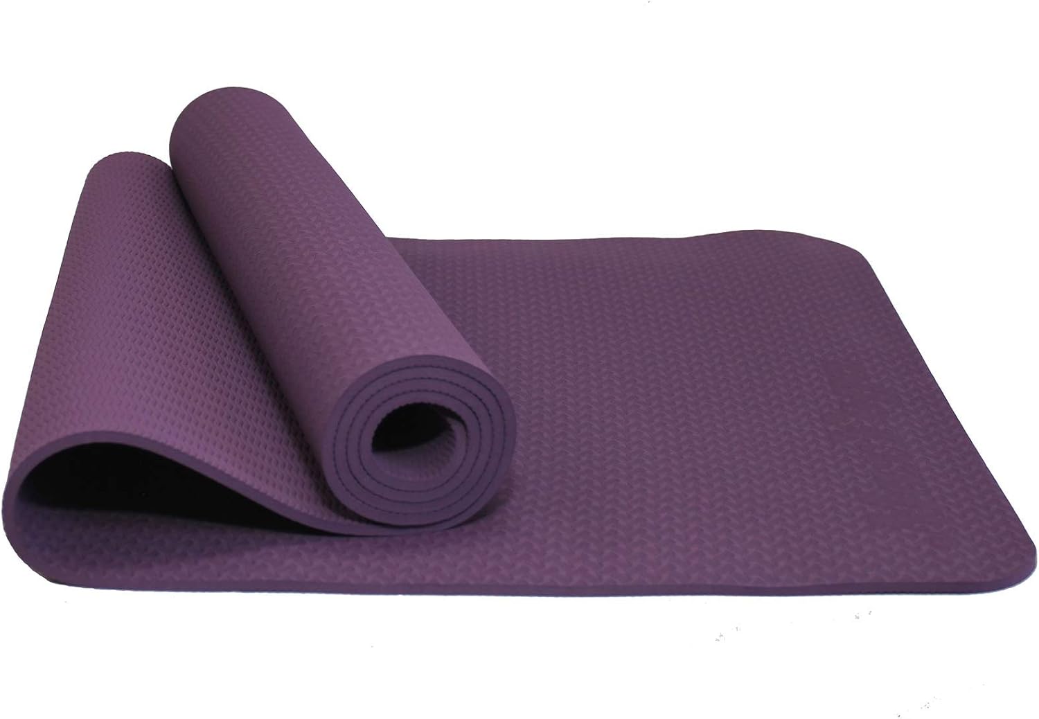 Esterilla para Yoga/Pilates/Gimnasia de Material ecológico TPE. Yoga Colchoneta Esterilla Antideslizante y Ligero con Grosor de 6mm, tamaño 183cm x 61cm.