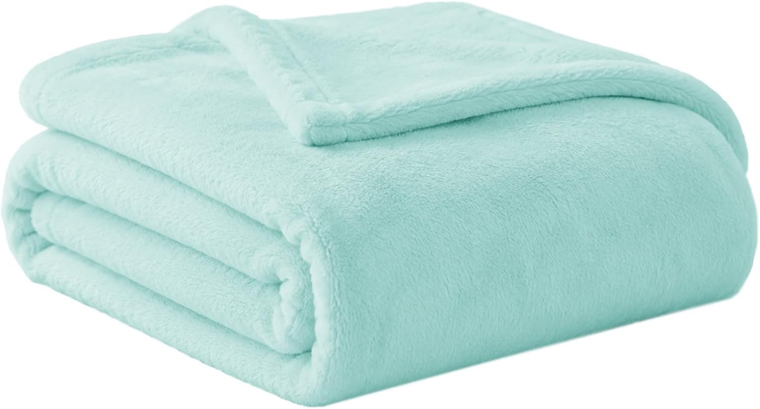 DALINA TEXTIL S.L - Manta para Sofá pequeña 125x155cm - Manta Terciopelo para Mascota - Manta Invierno Franela para Sofá, Cama, Viaje, Sala de Estar( Crudo )