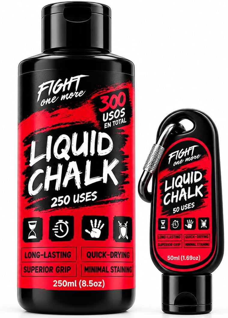 ️: Magnesio Líquido Exlusivo Color Rojo O Verde | Agarre Crossfit | Magnesio Escalada | Tiza Líquida | Liquid Chalk | Calistenia Gym Halterofilia Padel | Magnesio Gym