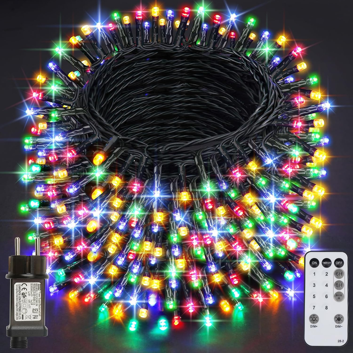 Realky Luces de Navidad, 38.2M 320 LED Luces de Arbol de Navidad