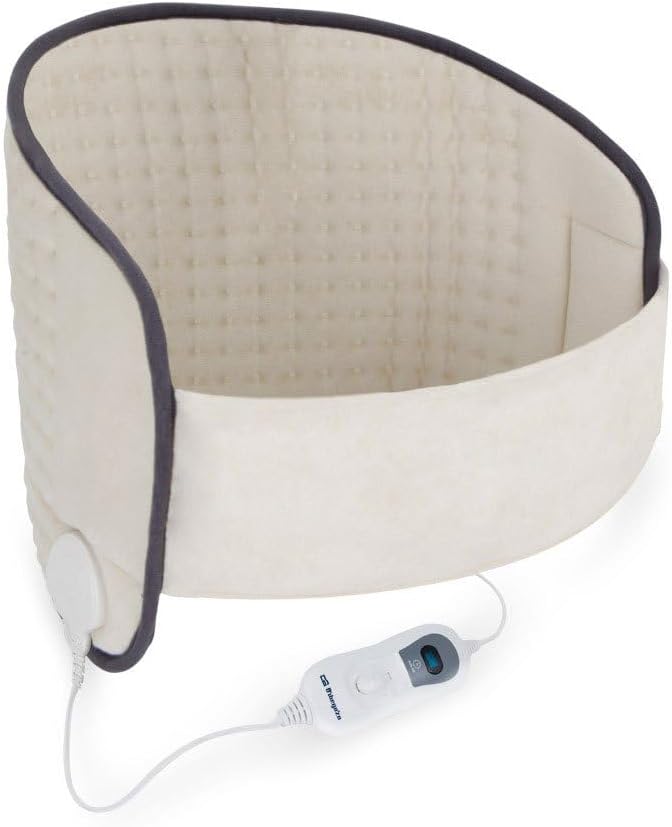 Orbegozo AHL 2000 - Almohadilla eléctrica lumbar, funda lavable, 3 niveles de potencia, mando con display LCD, auto-apagado de seguridad, 100 W