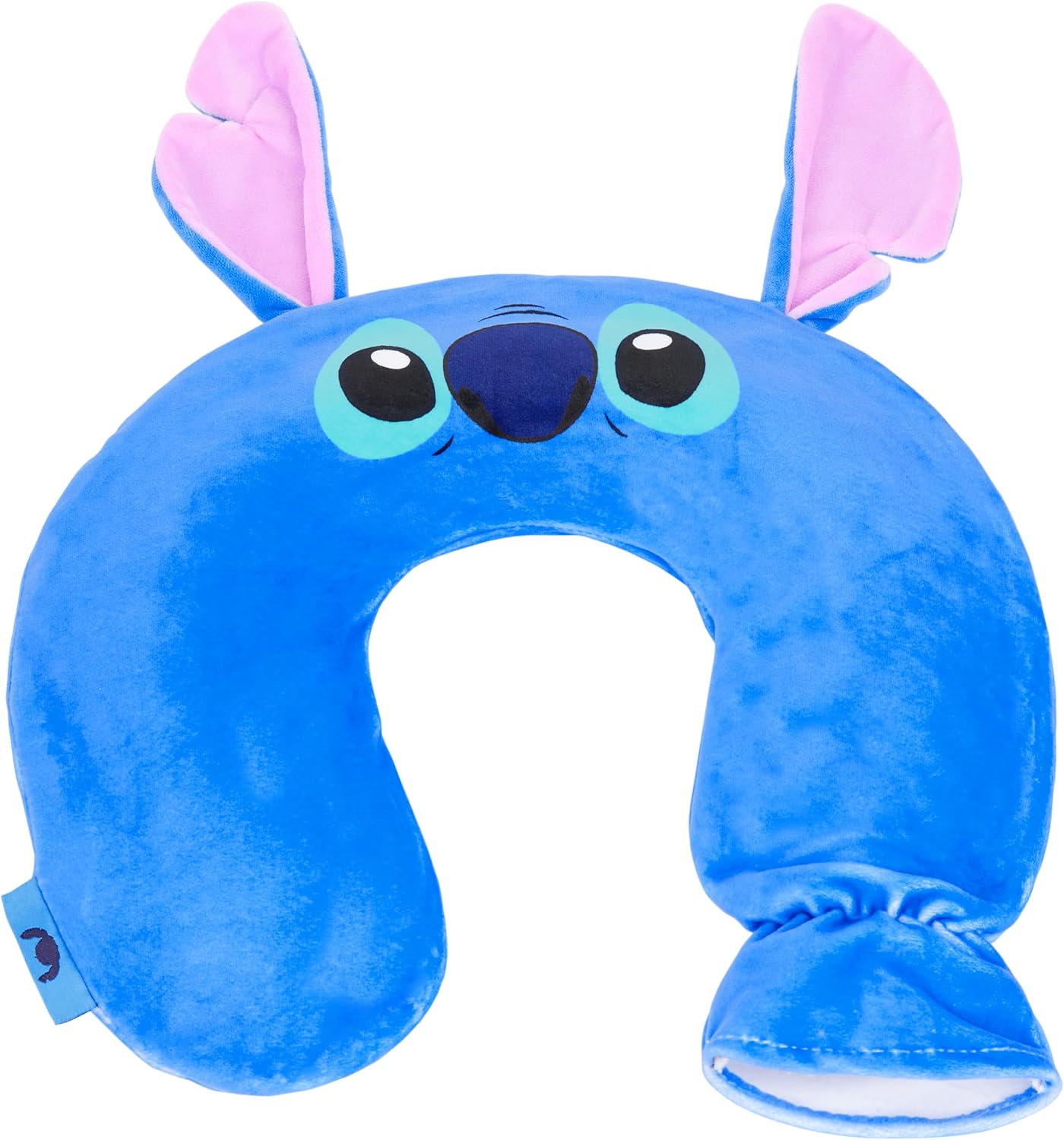Disney Stitch Botella de Agua Caliente con Funda de Franela para Mujer (Cuello y Hombros Azul)