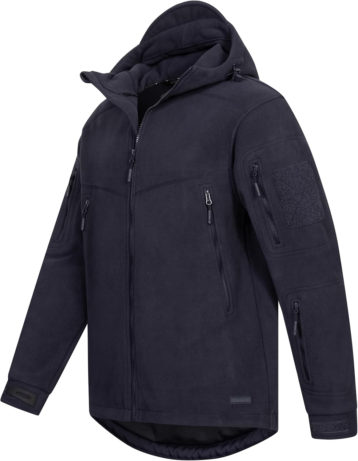 Höhenhorn Biferten - Chaqueta de forro polar militar para hombre con capucha