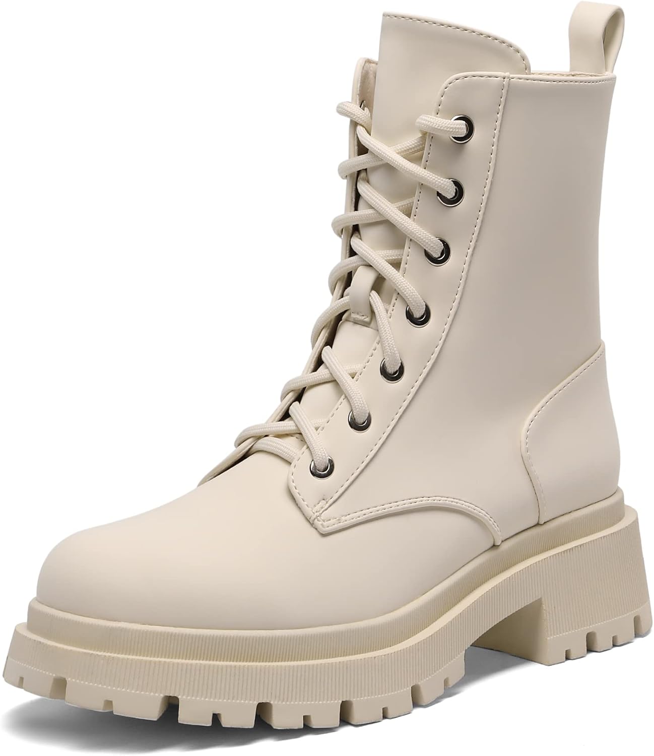 DREAM PAIRS Botas Media Caña Cremallera