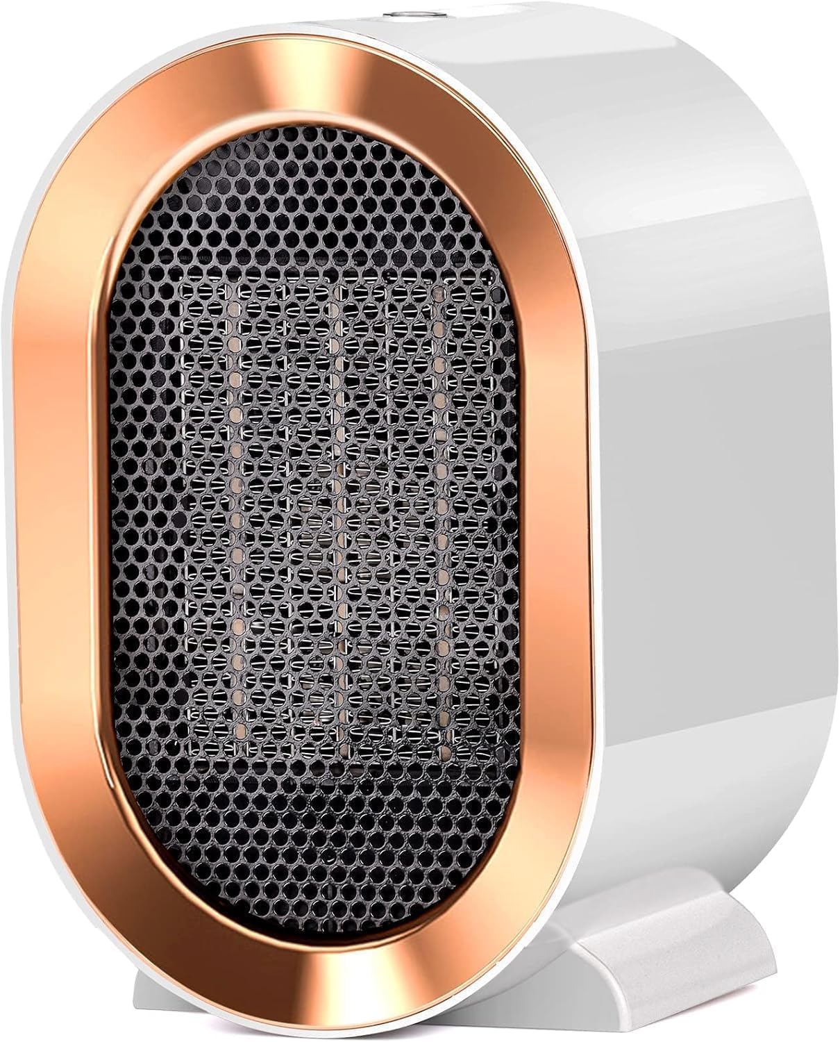Calefactor Bajo Consumo 220V 1200W, Calefactor Baño Calefactor Ceramico Dos Ajustes de Temperatura Calentamiento Rápido, Ventiladores Calentador Para Dormitorio, Sala de Estar y Oficina (Blanco)