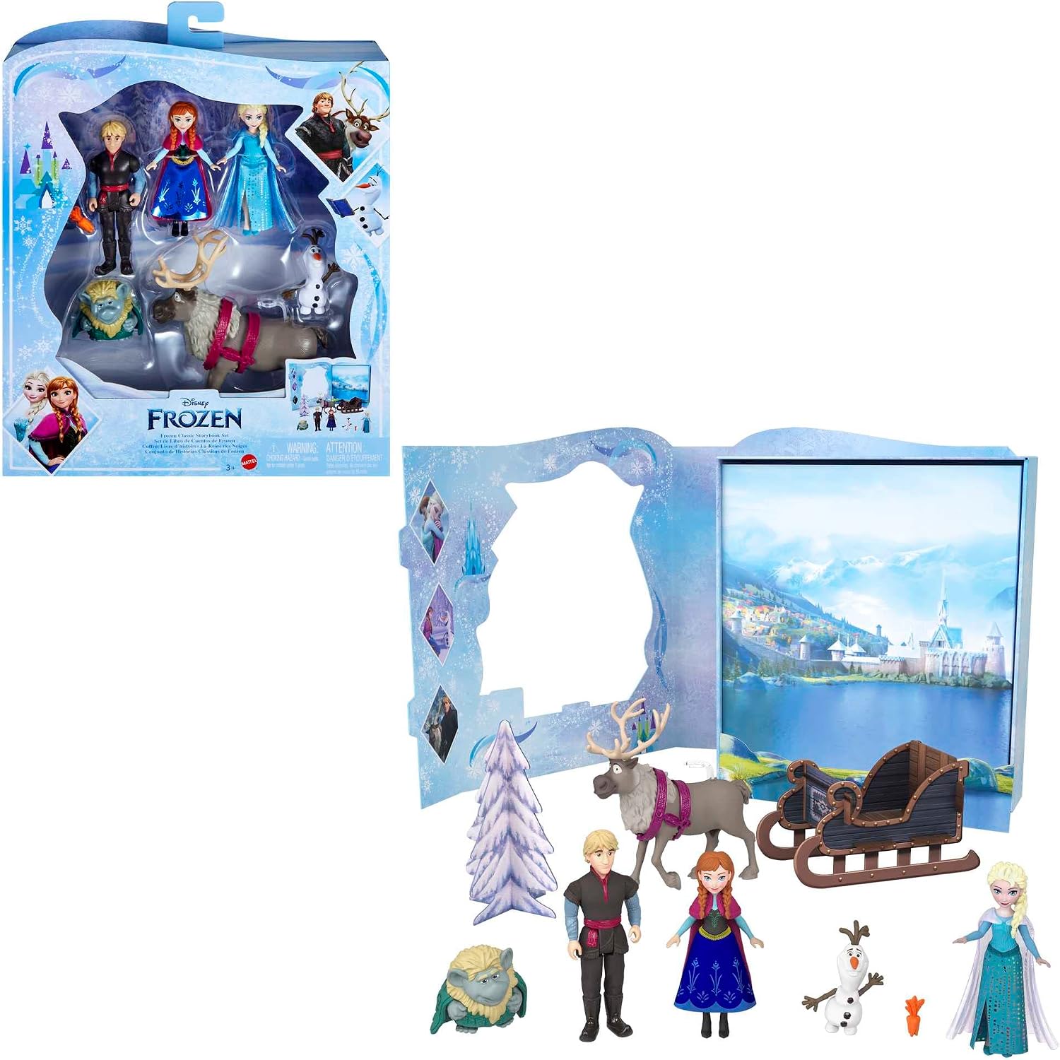 Mattel Disney Frozen Storytime Stackers Castillo de Elsa