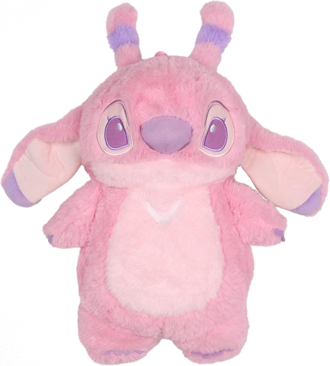 DISNEY Stitch Bolsa de agua caliente de goma con funda SUAVE, GRANDE Calentador con funda para agua, Mascota 750 ml (Stitch)