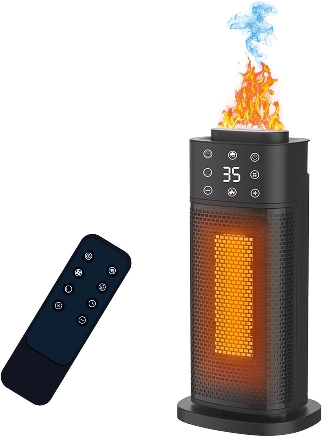Calefactor Bajo Consumo Cerámico 2000 W con Humidificador