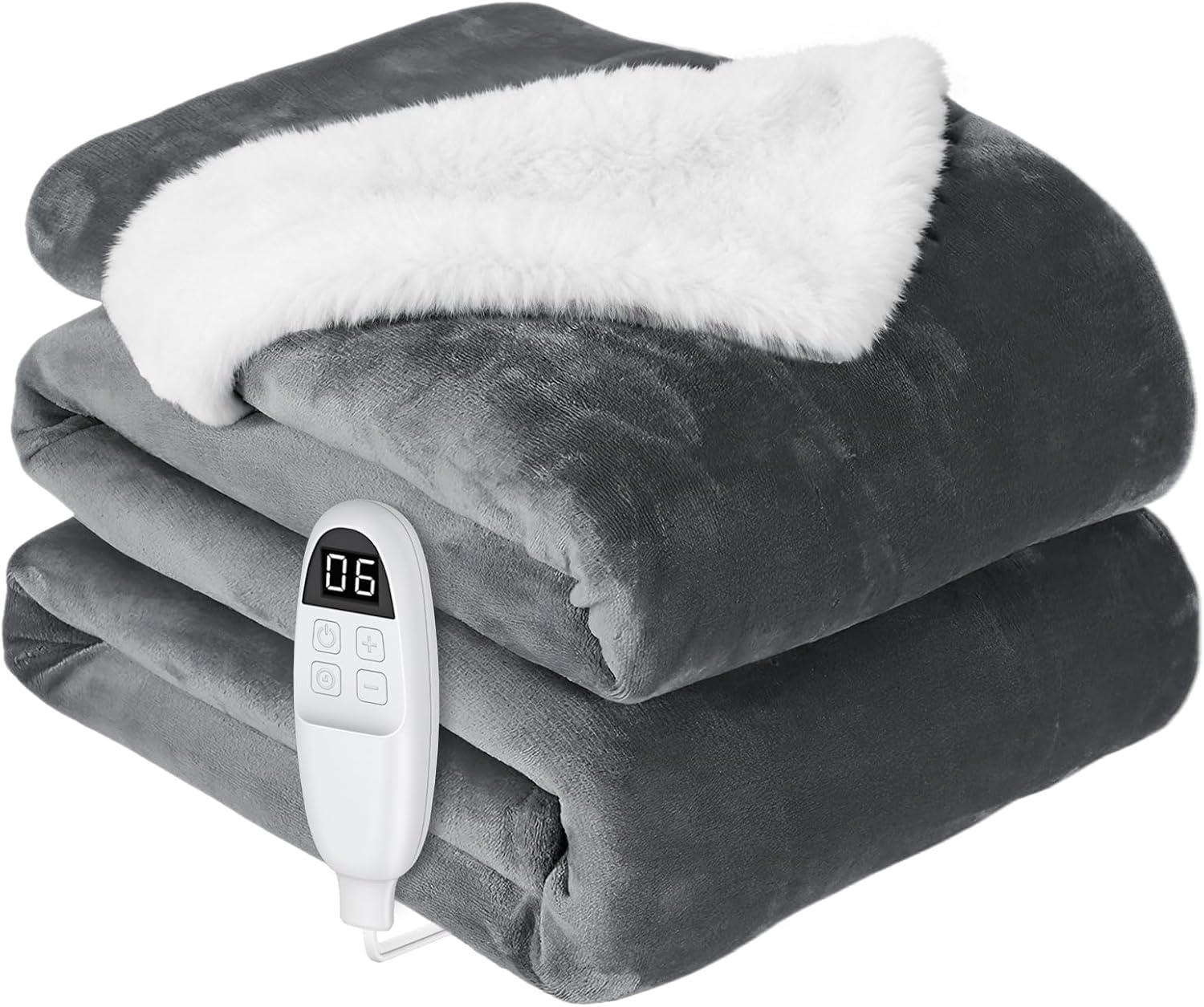 anysun Manta Eléctrica 200x180 cm, Manta Térmica Grande para Sofá y Cama