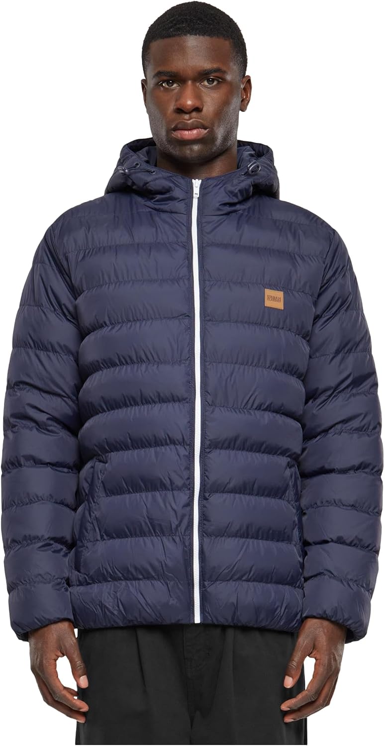 Urban Classics Chaqueta básica Bubble Hombre Chaqueta entre-tiempo Negro