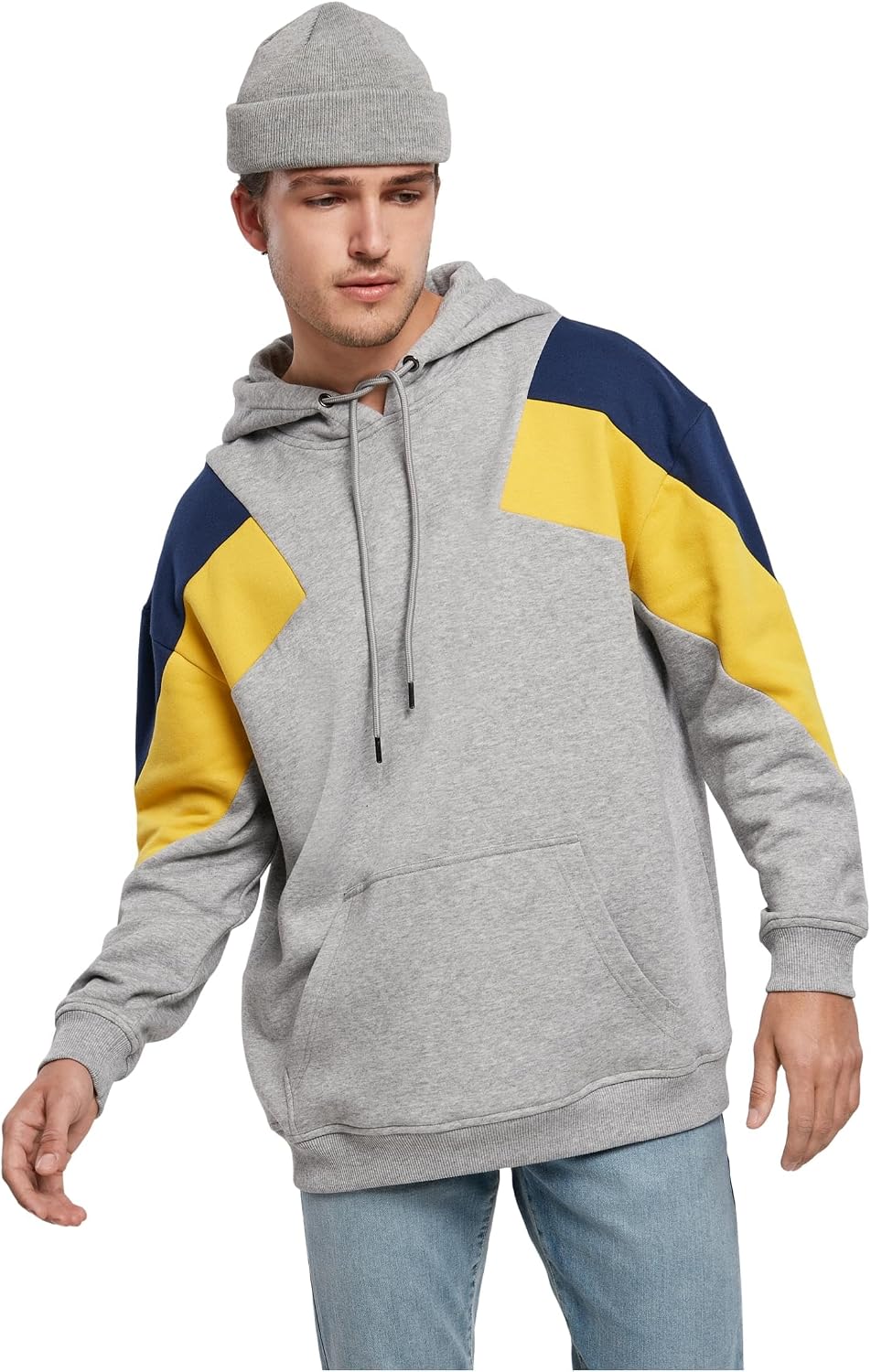 Urban Classics Oversize 3-tone Hoody, Sudadera Con Capucha, para Hombre
