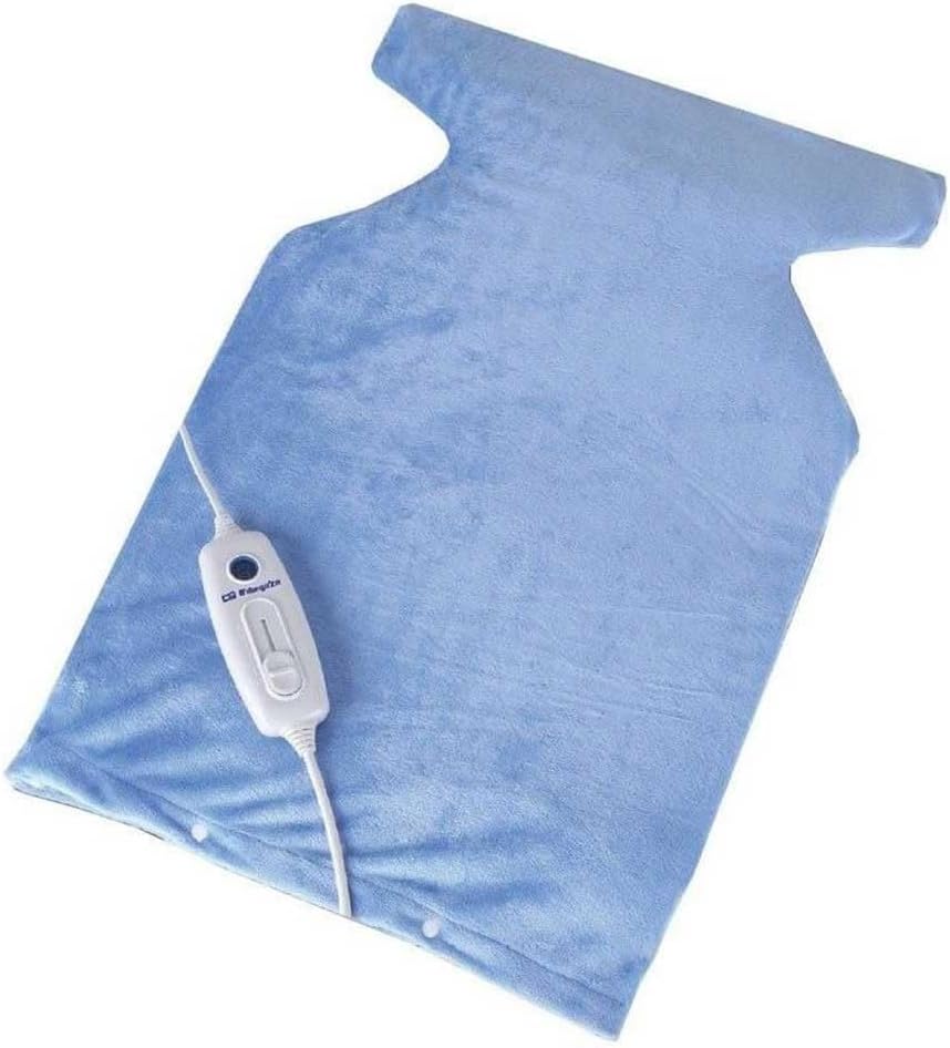 Orbegozo AHC 4150 - Almohadilla eléctrica cervical, 6 niveles de potencia, apagado automático, funda lavable, 100 W