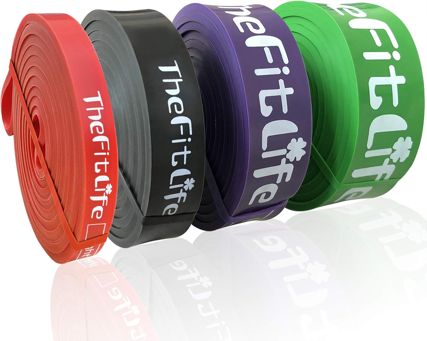TheFitLife Bandas Elasticas Fitness Musculacion - Cintas Elásticas de Resistencia para Pull-ups Asistidos, Cross-Training, Dominadas, Yoga, Pilates, Fisioterapia, con E-Guía de Ejercicios