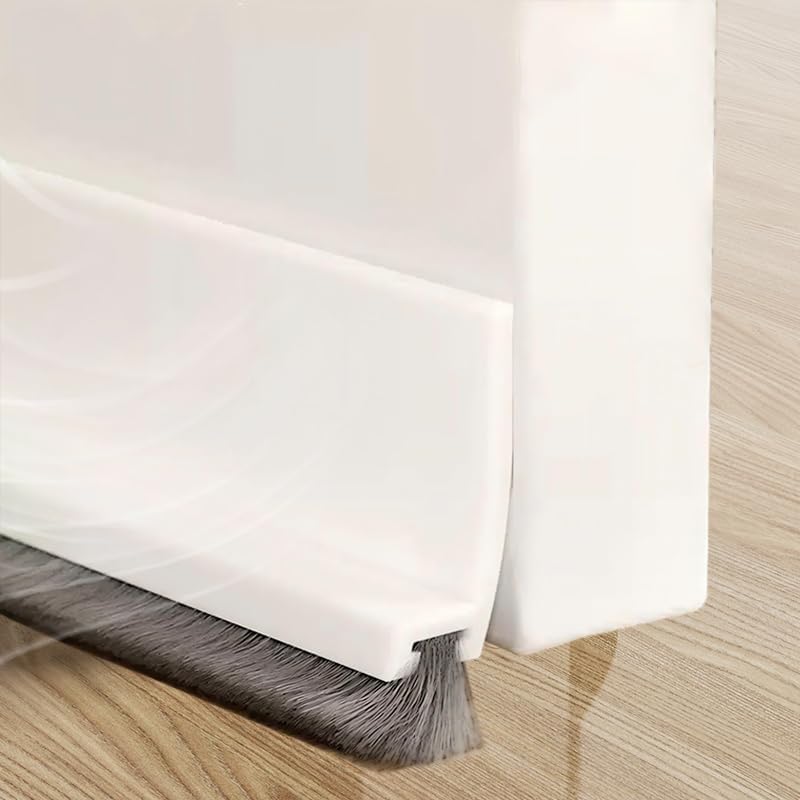 100cm Marrón Junta de Cepillo para Puerta (Brown)