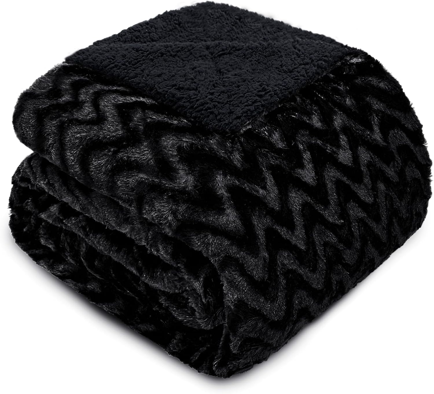 Whale Flotilla Manta Sherpa Reversible Felpa para Sofá y Cama 130x150 cm