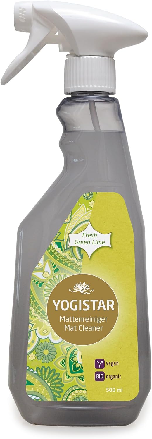 Bio - Limpiador de esterillas de yoga (500 ml), color verde lima