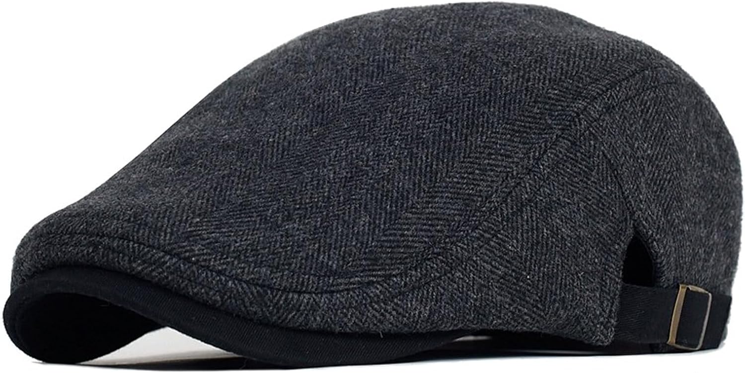 Gorra Boinas Plana Newsboy Ajustable Hombre Irlandesa Moda Conducción