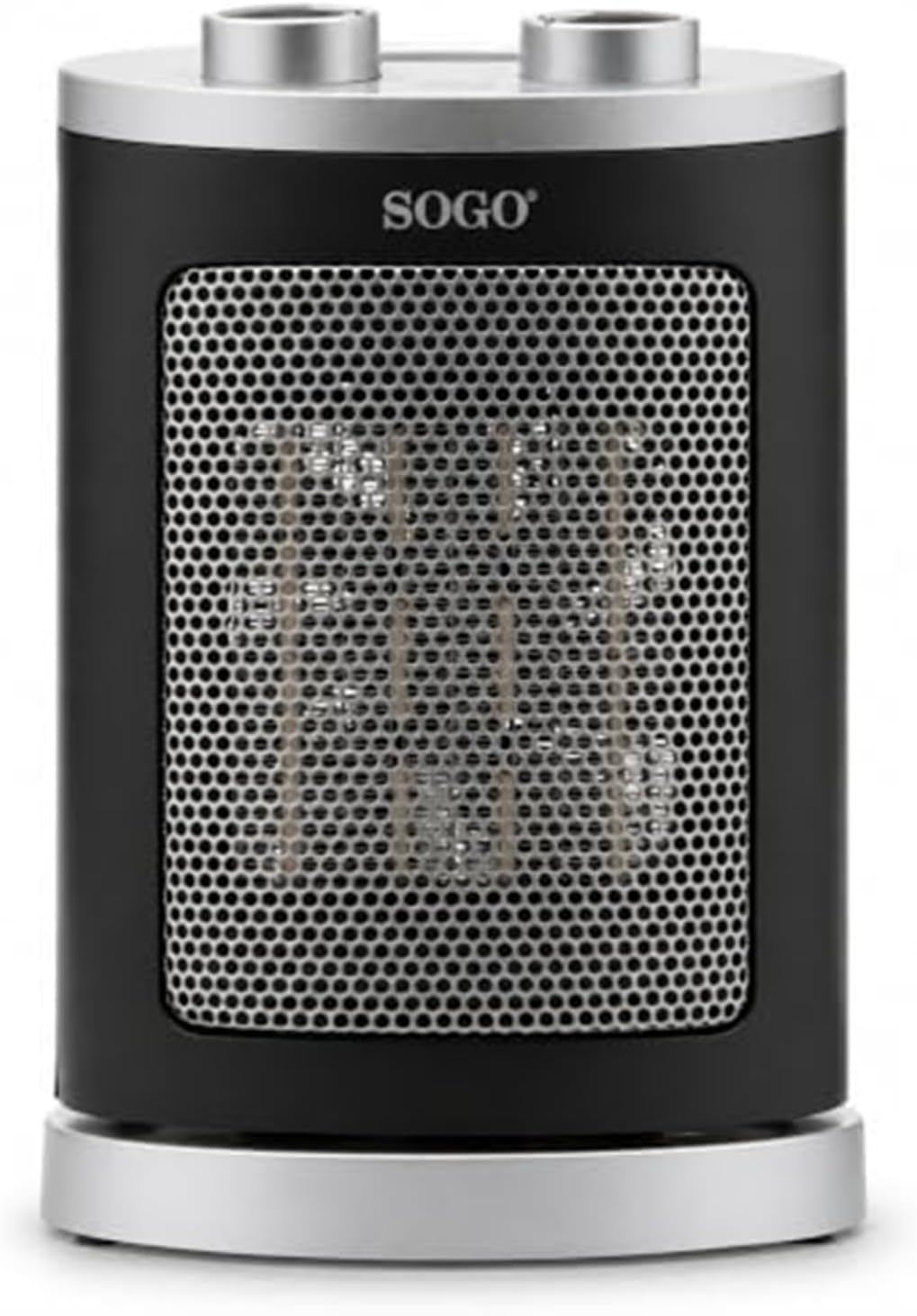 SOGO Calefactor Bajo Consumo - Calefactor Baño Compacto con 2 Niveles de Calor 1000W/2000W - Calefactor Eléctrico Portátil con Protección Sobrecarga y Asa - Ideal para Hogar Cocina y Comedor