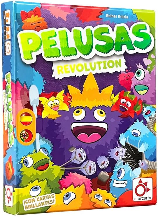 Pelusas Revolution | Juego de Cartas Rápido y Divertido | Versión del Popular Pelusas | Ideal para Familias y Amigos | 110 Cartas | Tiempo Aprox 20 min | a Partir de 8 Años | para 2 a 6 Jugadores