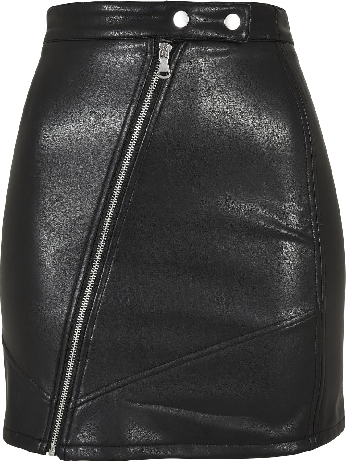 Urban Classics Falda de Piel Sintética para Mujer Falda Mujer
