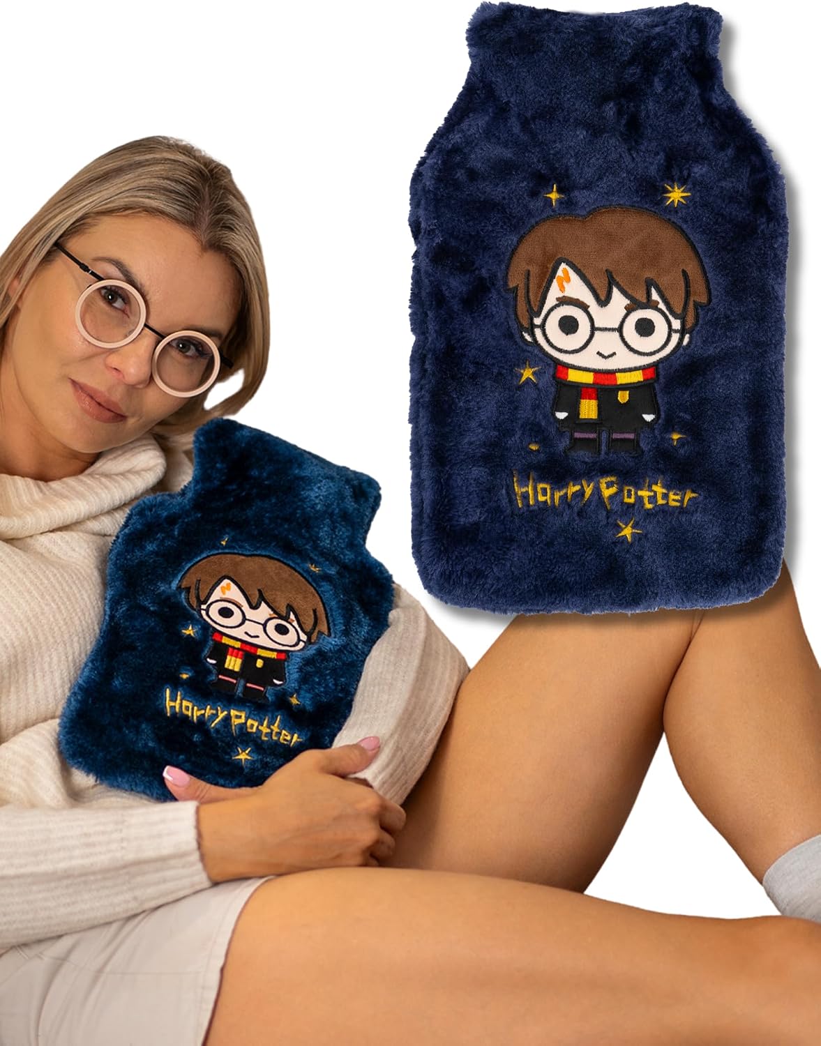 Wizarding World Harry Potter Bolsa Agua Caliente 1,8L Hedwig & Hermione