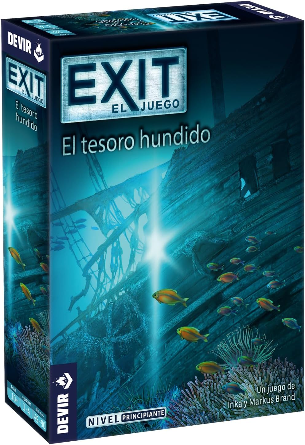 Devir - Exit: El Tesoro Hundido, Español, Juego de Mesa con Amigos, Escape Room, Juegos de Misterio para Adultos (BGEXIT7)
